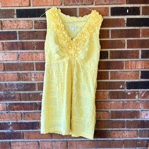 Dress barn yellow dress🌼women’s size 6🌼